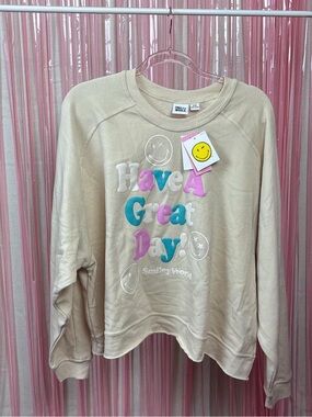 NWT Grayson threads x Smiley sweatshirt XXL
